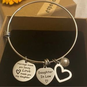 Daughter in Law Silver Bracelet